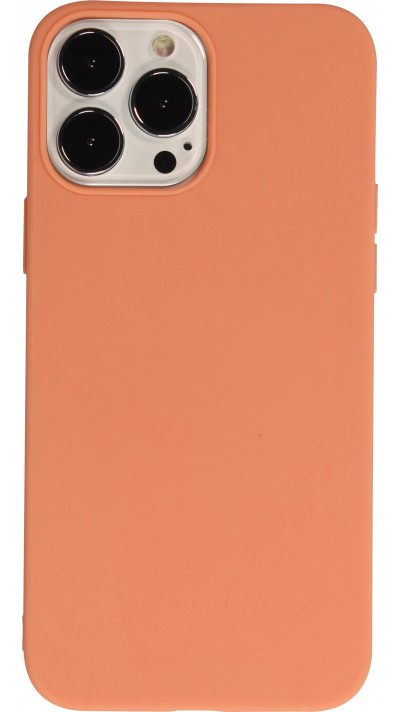 Coque iPhone 13 Pro Max - Silicone Mat - Orange