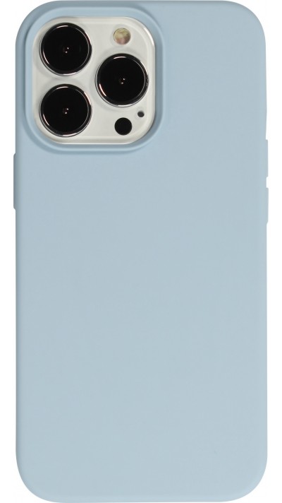 Coque iPhone 15 Pro - Soft Touch - Bleu clair