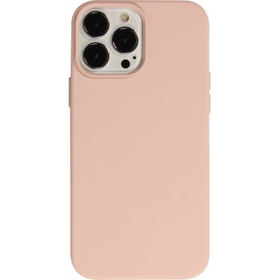 Hülle iPhone 15 Pro - Soft Touch blass- Rosa