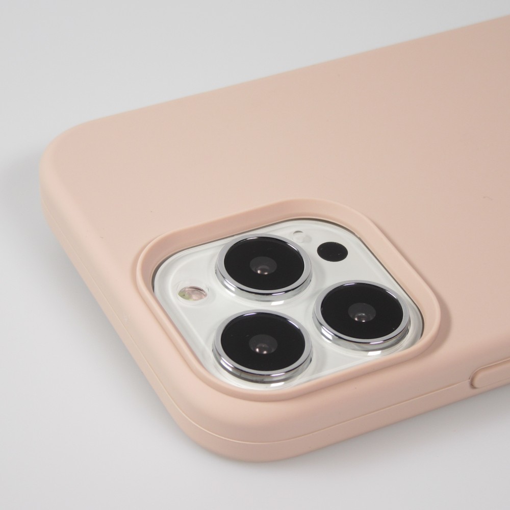 Hülle iPhone 15 Pro - Soft Touch blass- Rosa