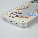 iPhone 13 Pro Case Hülle - Silikon Bumper mit verstärkten Ecken Spiegel - Cute Panda