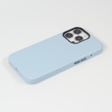 Coque iPhone 13 Pro - Qialino cuir véritable (compatible MagSafe) - Bleu clair