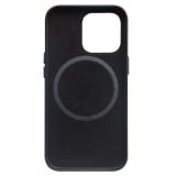 iPhone 13 Pro Max Case Hülle - Qialino Echtleder (MagSafe kompatibel) - Schwarz