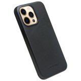 Coque iPhone 14 Pro - Qialino cuir véritable (compatible MagSafe) - Noir