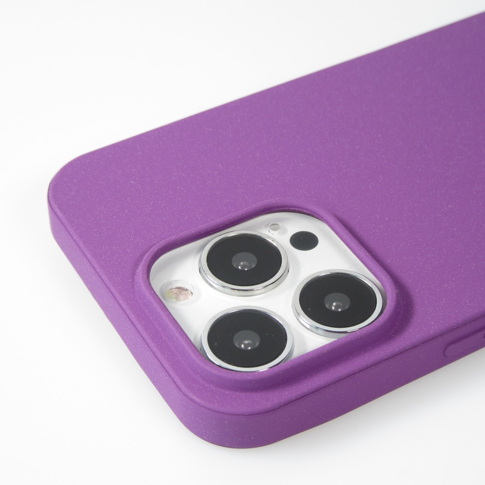 Coque iPhone 13 Pro - Silicone Mat Rude - Violet