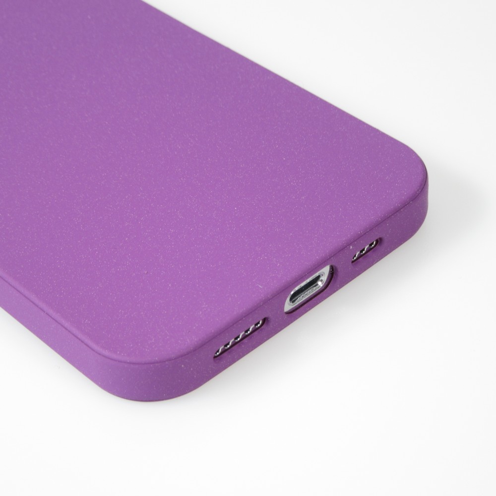 Coque iPhone 13 Pro - Silicone Mat Rude - Violet