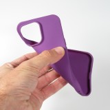 Coque iPhone 13 Pro - Silicone Mat Rude - Violet