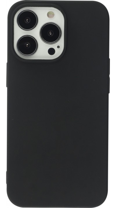 Coque iPhone 13 Pro Max - Silicone Mat - Noir