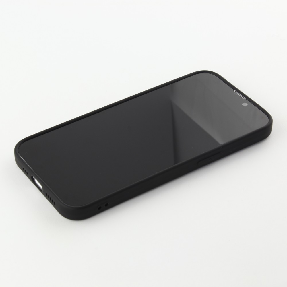 Coque iPhone 15 Pro - Silicone Mat - Noir