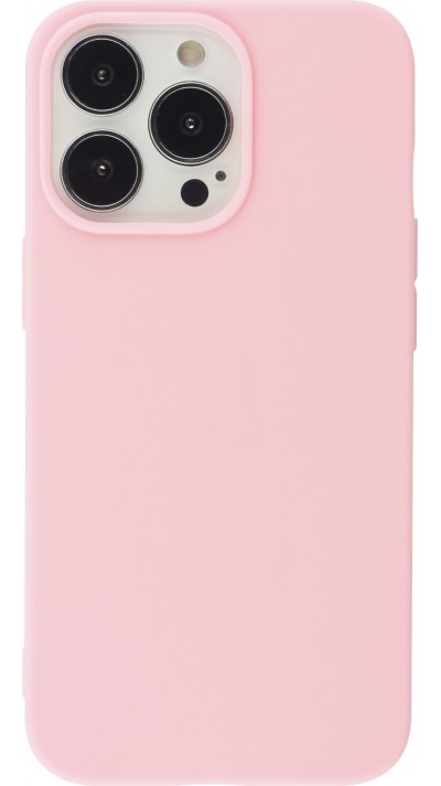 iPhone 15 Pro Max Case Hülle - Silikon Mat - Rosa