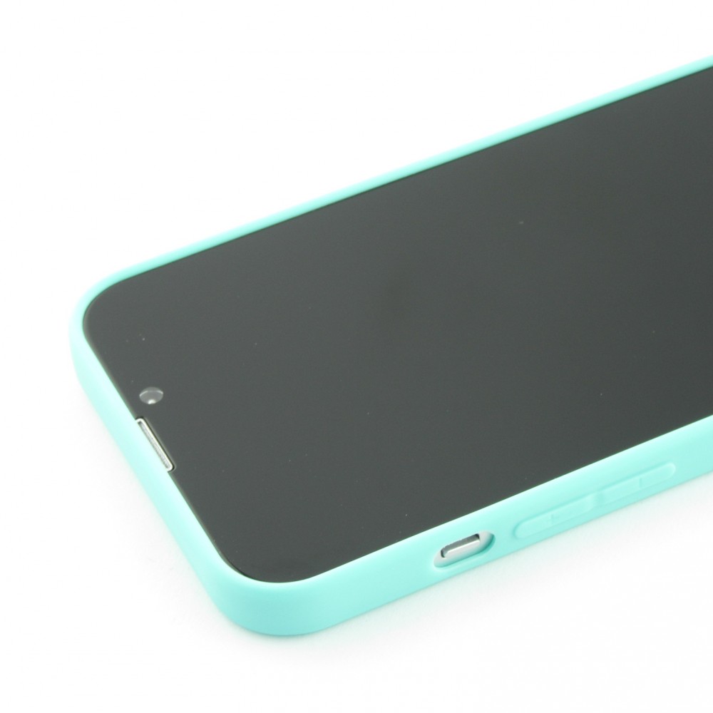 Coque iPhone 13 Pro - Silicone Mat - Turquoise