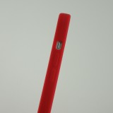 iPhone 13 Pro Case Hülle - Silikon mit Kordel und Haken - Rot