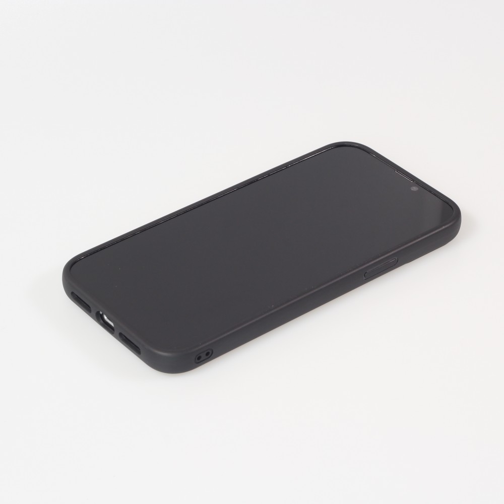 iPhone 13 Pro Case Hülle - Hart Silikon rigide tufting lachender Blumen-Teppich