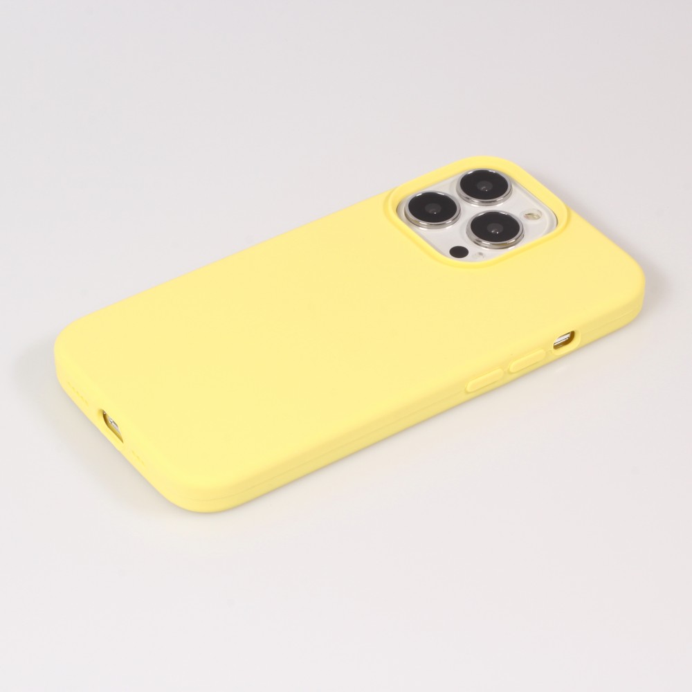 Coque iPhone 13 Pro - Soft Touch - Jaune