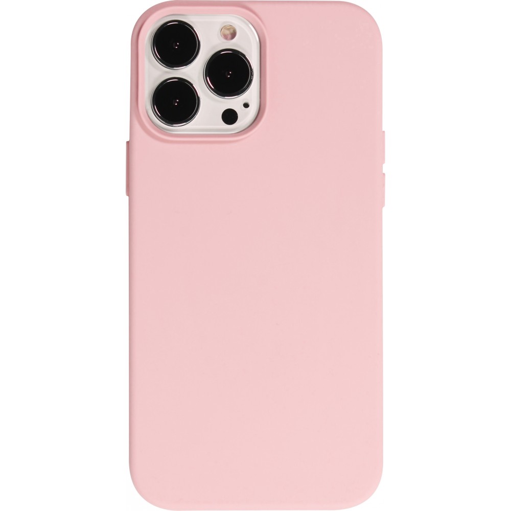 Coque iPhone 15 Pro - Soft Touch - Rose clair