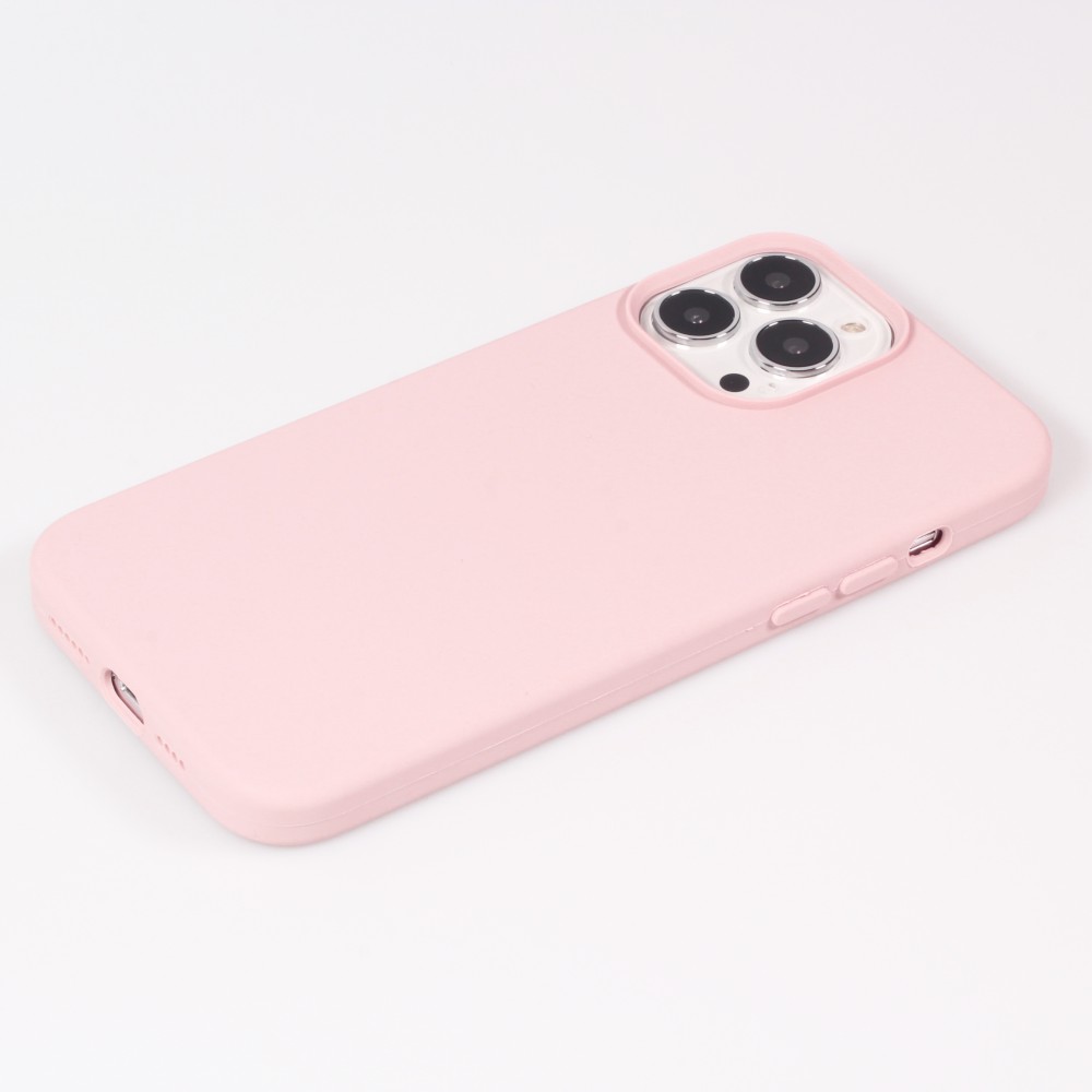 Coque iPhone 13 Pro - Soft Touch - Rose clair