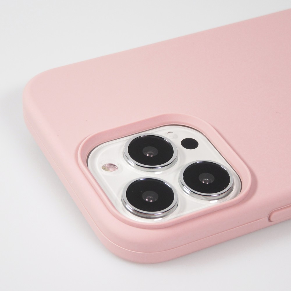 Coque iPhone 13 Pro - Soft Touch - Rose clair
