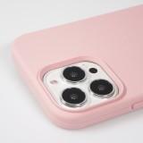 Coque iPhone 15 Pro - Soft Touch - Rose clair