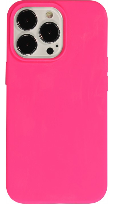 Coque iPhone 13 Pro - Soft Touch - Rose foncé