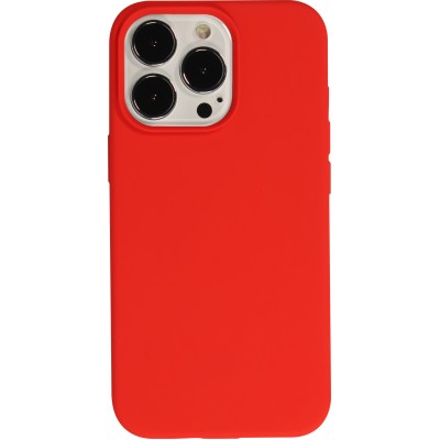 iPhone 15 Pro Case Hülle - Soft Touch - Rot