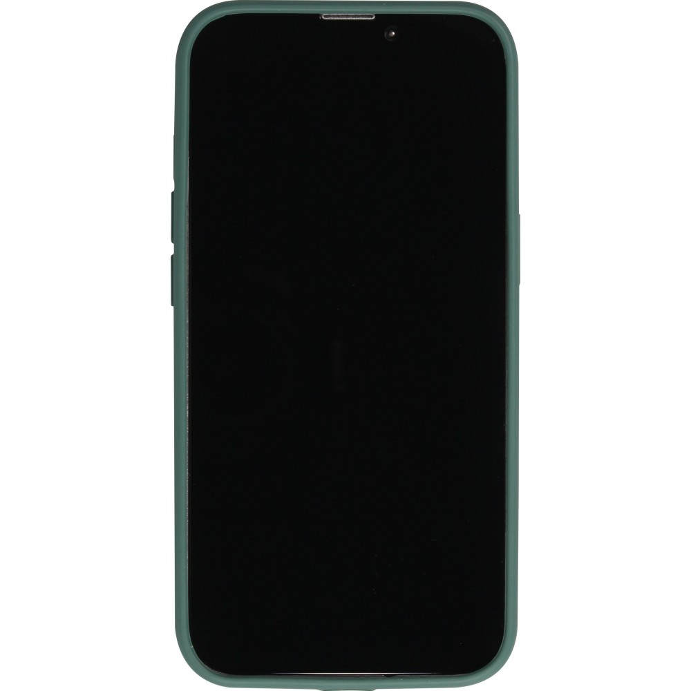 Coque iPhone 15 Pro - Soft Touch - Vert foncé