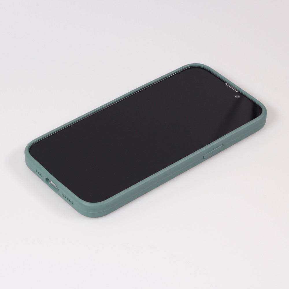 Coque iPhone 15 Pro - Soft Touch - Vert foncé