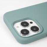 Coque iPhone 15 Pro - Soft Touch - Vert foncé