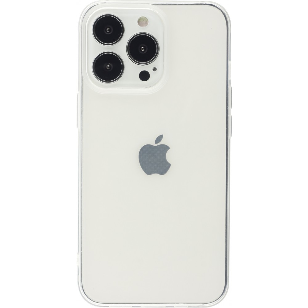 iPhone 15 Pro Max Case Hülle - Ultra-thin Gummi Transparent 0.8 mm Gel-Silikon Superdünn und flexibel