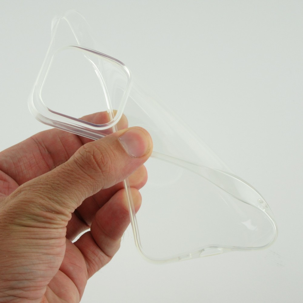 iPhone 15 Pro Max Case Hülle - Ultra-thin Gummi Transparent 0.8 mm Gel-Silikon Superdünn und flexibel