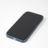 iPhone 14 Pro Case Hülle - Plastik ultra dünn semi-transparent matt - Blau