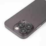 Coque iPhone 14 Pro - plastique ultra fin semi-transparent mat - Noir