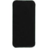 Coque iPhone 14 Pro - plastique ultra fin semi-transparent mat - Vert