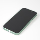 Coque iPhone 14 Pro - plastique ultra fin semi-transparent mat - Vert