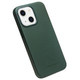 Coque iPhone 13 - Qialino cuir véritable (compatible MagSafe) - Vert