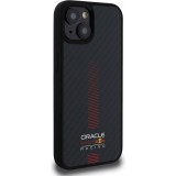 Coque iPhone 13 - Red Bull Racing Carbon Powerbar MagSafe - Noir