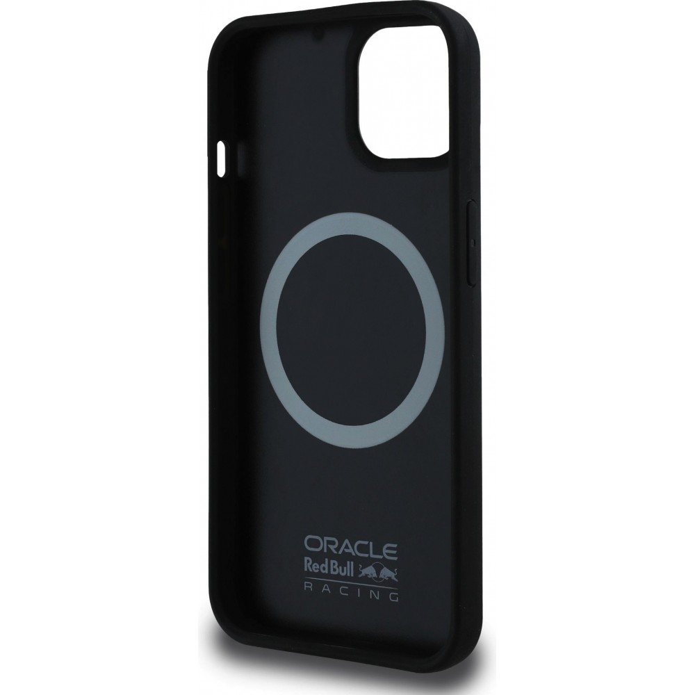 Coque iPhone 13 - Red Bull Racing Carbon Powerbar MagSafe - Noir