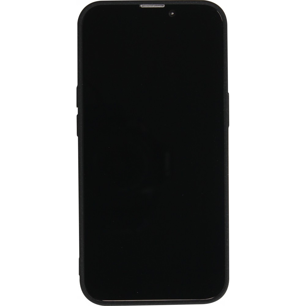 Coque iPhone 13 mini - Silicone Mat Rude - Noir