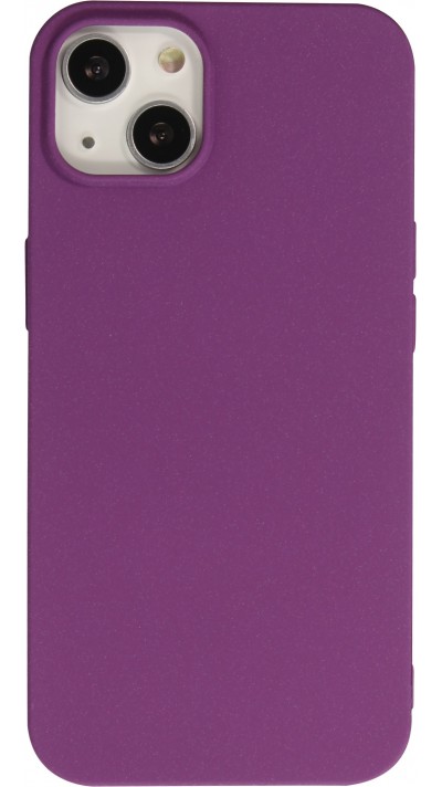 Coque iPhone 13 mini - Silicone Mat Rude - Violet