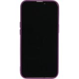 Hülle iPhone 13 mini - Silikon Mat Rau - Violett