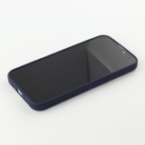 Coque iPhone 13 mini - Silicone Mat - Bleu foncé