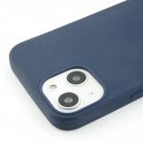 Coque iPhone 13 - Silicone Mat - Bleu foncé