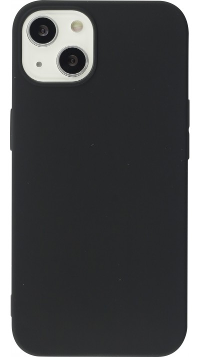 Coque iPhone 15 Plus - Silicone Mat - Noir