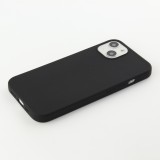 Coque iPhone 15 - Silicone Mat - Noir