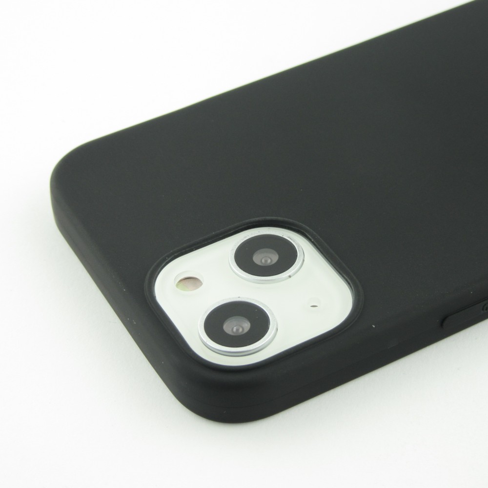 Coque iPhone 15 - Silicone Mat - Noir