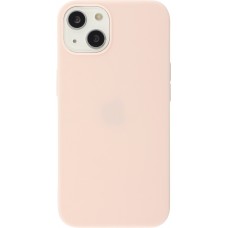 Coque iPhone 15 Plus - Silicone Mat - Rose clair