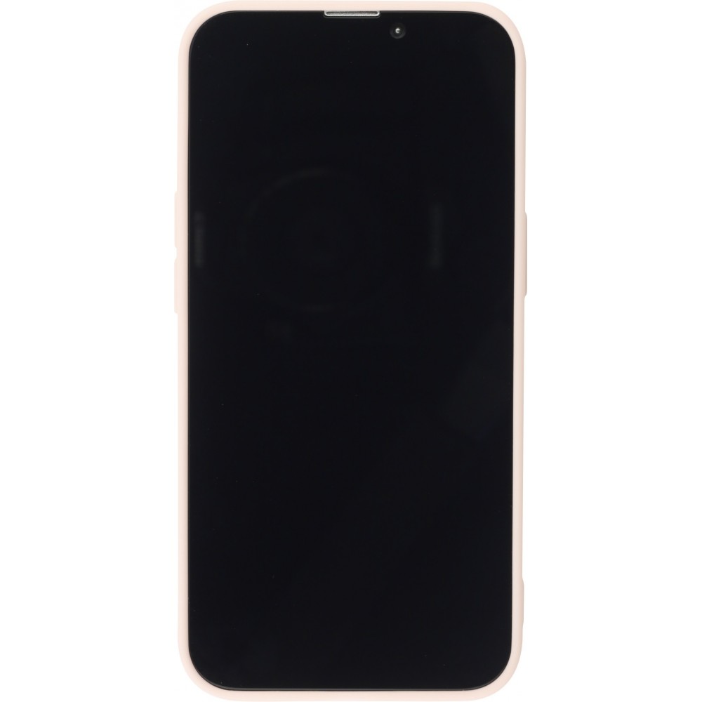 Coque iPhone 15 Plus - Silicone Mat - Rose clair
