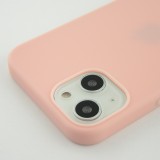 Coque iPhone 15 Plus - Silicone Mat - Rose clair