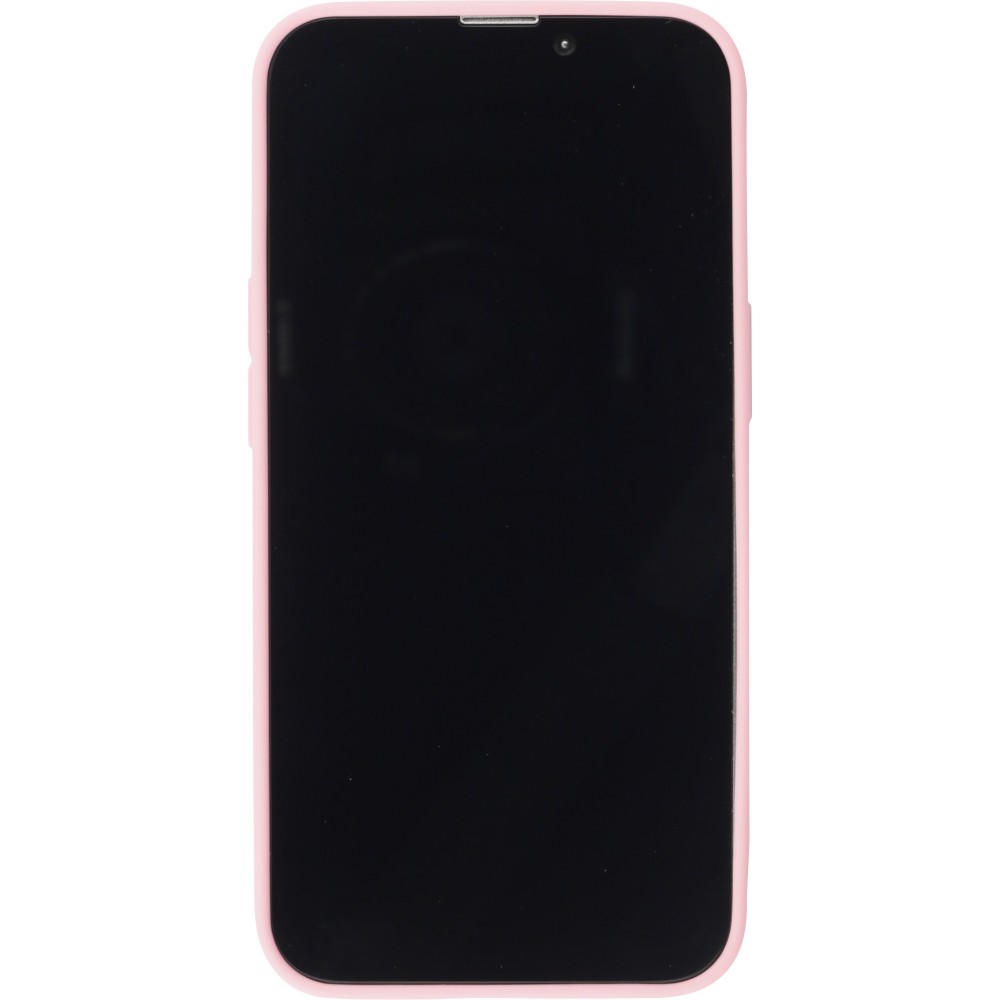 Coque iPhone 15 Plus - Silicone Mat - Rose foncé