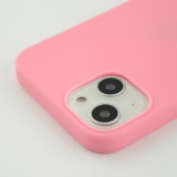 Coque iPhone 15 Plus - Silicone Mat - Rose foncé