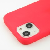Coque iPhone 15 Plus - Silicone Mat - Rouge